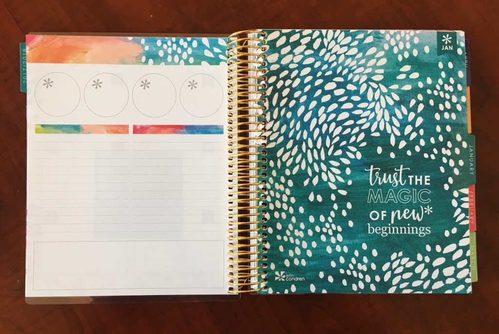 monthly notes page erin condren