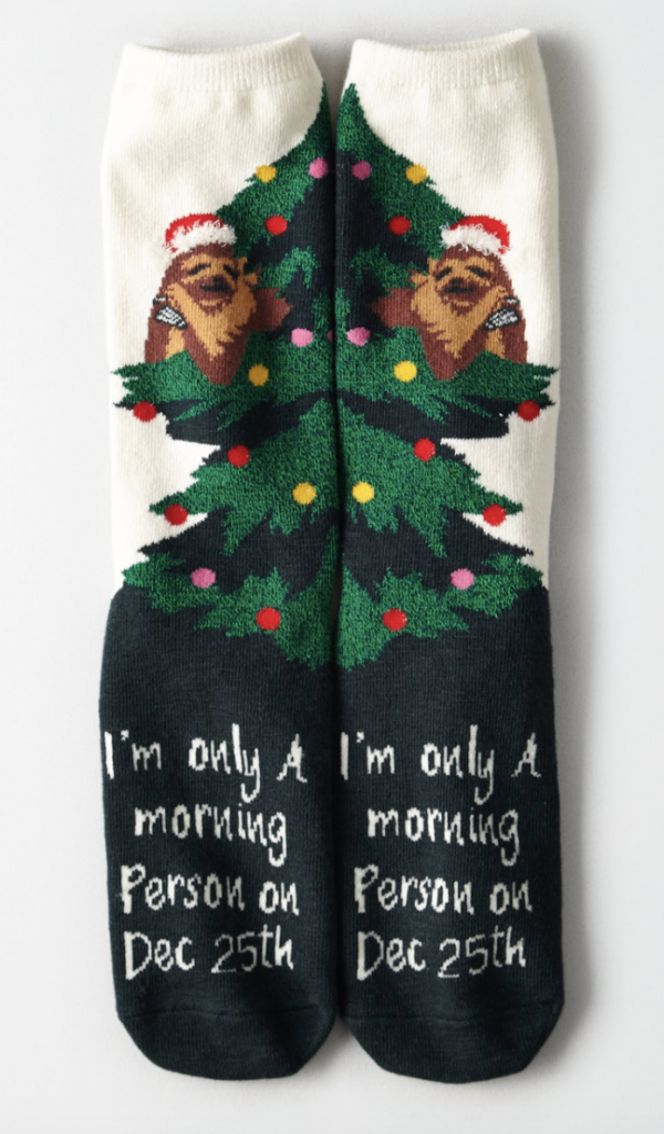 AEI Sloth Christmas Socks